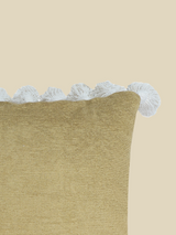 Pazika Handwoven Chenille-Cotton Cushion