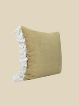 Pazika Handwoven Chenille-Cotton Cushion