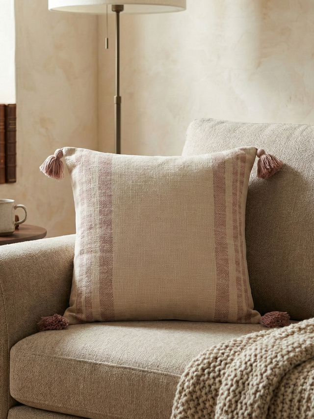 Cullen Handwoven Cotton Cushion
