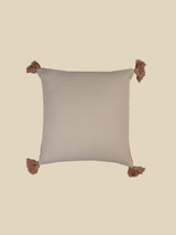 Coral Bliss Chenille & Cotton Cushion