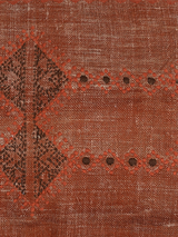 Coral Dream Cotton-Linen Cushion