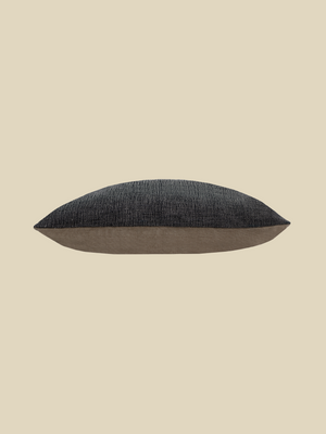 Justine Charcoal Cotton Cushion