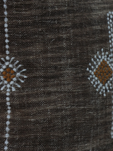 Liora Embroidered Linen-Cotton Cushion