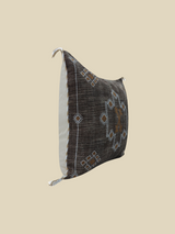 Liora Embroidered Linen-Cotton Cushion