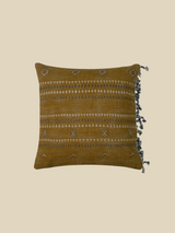 Cyril Yellow Cotton-Linen Cushion