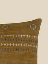 Cyril Yellow Cotton-Linen Cushion