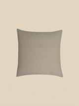 Nomad Floral Embroidered Cotton–Linen Cushion - Blue