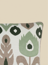 Yana Embroidered Cotton Cushion
