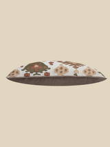 Claude Embroidered Cotton Cushion