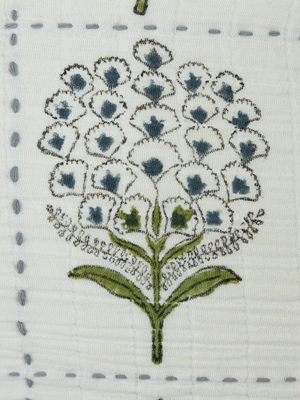Sayani Embroidered Cotton Cushion