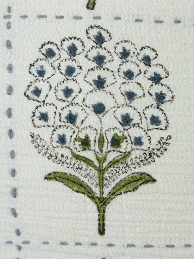 Sayani Embroidered Cotton Cushion