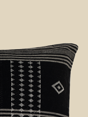 Kayali Black Cotton Cushion