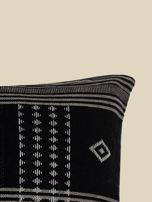 Kayali Black Cotton Cushion