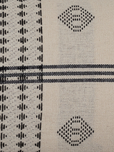Kayali Black & White Cotton Cushion