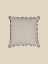 Zina Cotton-Linen Beige Cushion