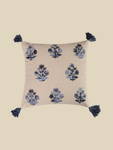 Elm Embroidered Cotton Cushion