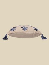 Elm Embroidered Cotton Cushion