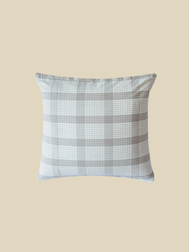 Festive Charm Embroidered Cotton Blend Cushion