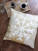 Festive Charm Embroidered Cotton Blend Cushion