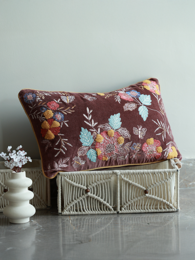 Maple Velvet Cushion