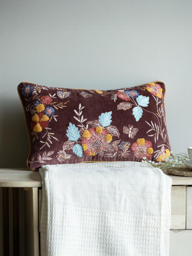 Maple Velvet Cushion