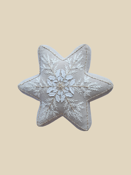 Festive Joy Cotton Chambray Cushion