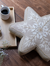 Festive Joy Cotton Chambray Cushion