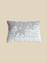 Holiday Charm Cotton Chambray Cushion