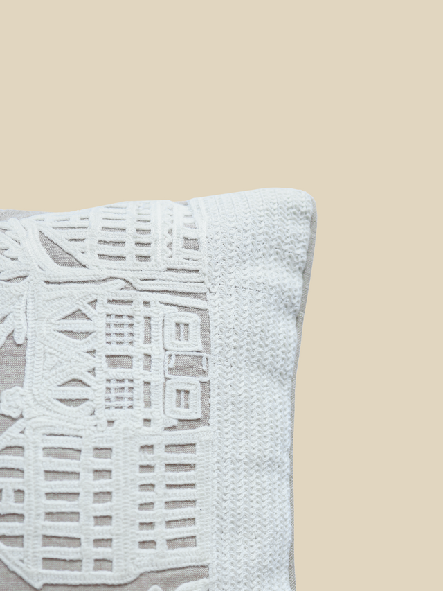 Holiday Charm Cotton Chambray Cushion