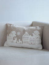 Holiday Charm Cotton Chambray Cushion