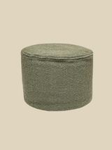 Oliva Green Pouffe