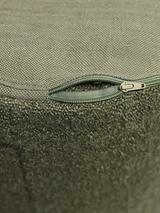 Oliva Green Pouffe