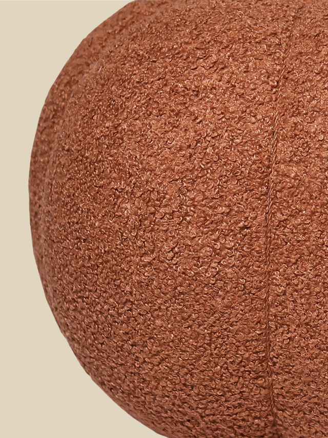 Linden Rust Pouffe