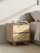 Aurea Burl Two Drawer Bedside Table - Natural
