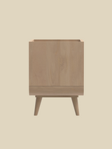 Kael Two Drawer Bedside Table - Natural