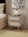 Kael Two Drawer Bedside Table - Natural