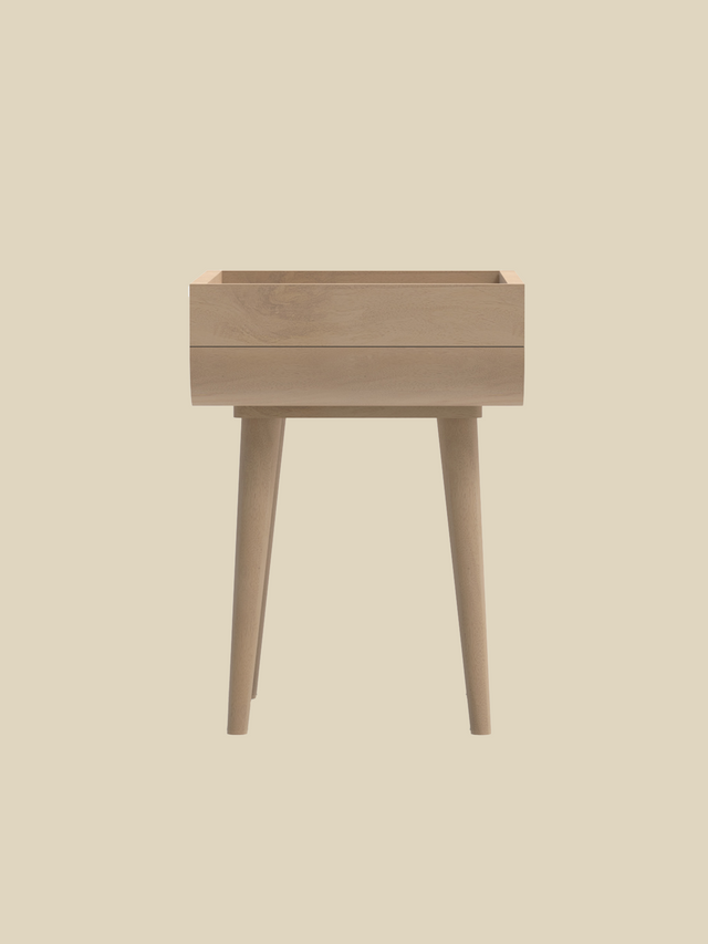 Kael Bedside Table - Natural