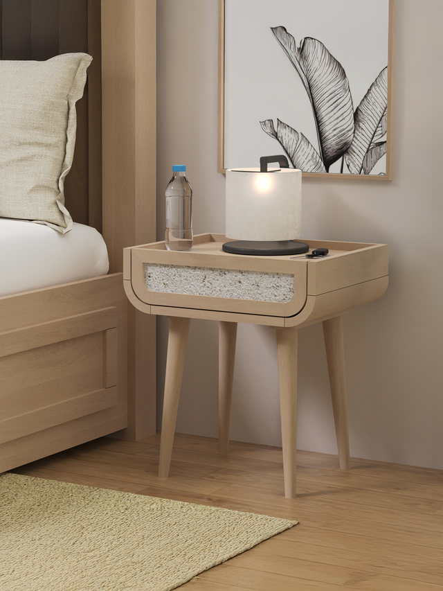 Kael Bedside Table - Natural