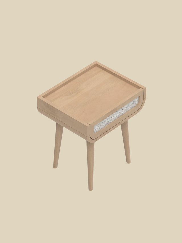 Kael Bedside Table - Natural