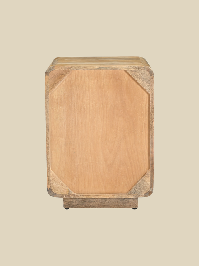 Aura Two Drawer Bedside Table