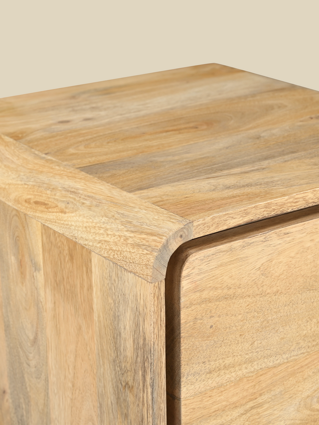 Aura Two Drawer Bedside Table