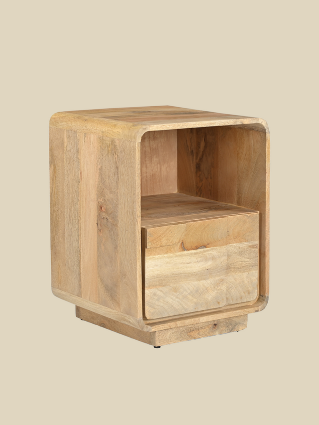 Aura One Drawer Bedside Table