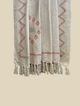 Ivy Embroidered Cotton Throw