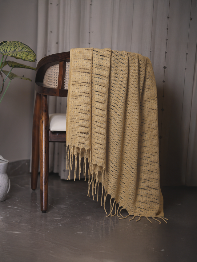 Marigold Cotton Throw