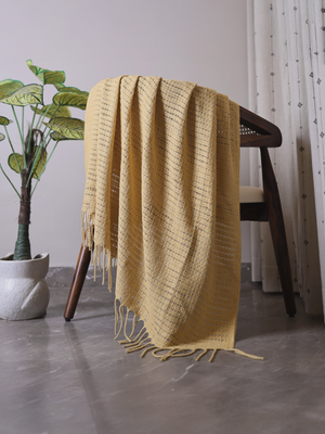 Marigold Cotton Throw