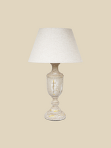 Solace Distressed Wooden Table Lamp