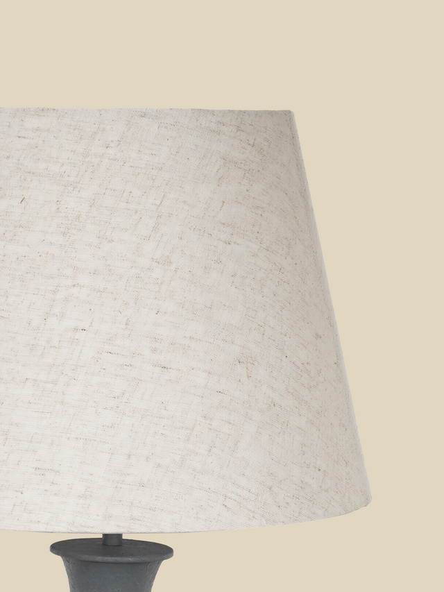 James Grey Metal Table Lamp