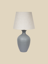James Grey Metal Table Lamp