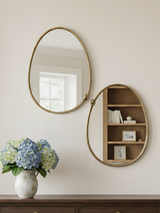 Twain Iron Mirror Set