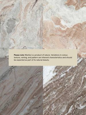 Petra Grey Marble Side Table